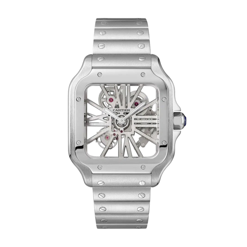 Cartier Santos Skeleton Mirror Original