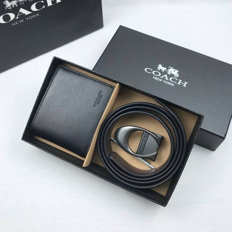 Coach wallet and belt