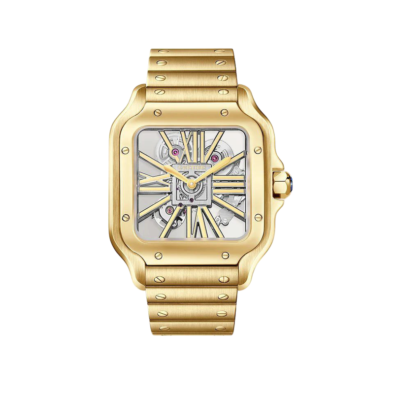 Cartier Santos Skeleton Mirror Original