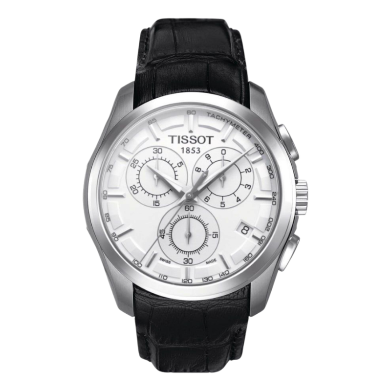 Tissot Couturier Chronograph leather Mirror Original