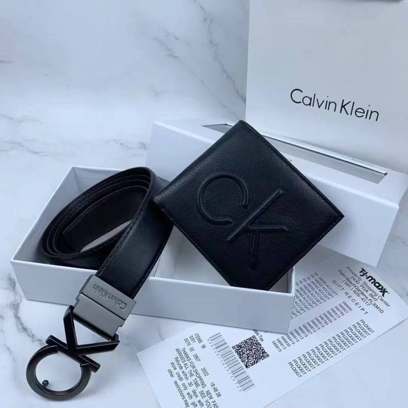Calvin Klein wallet and belt