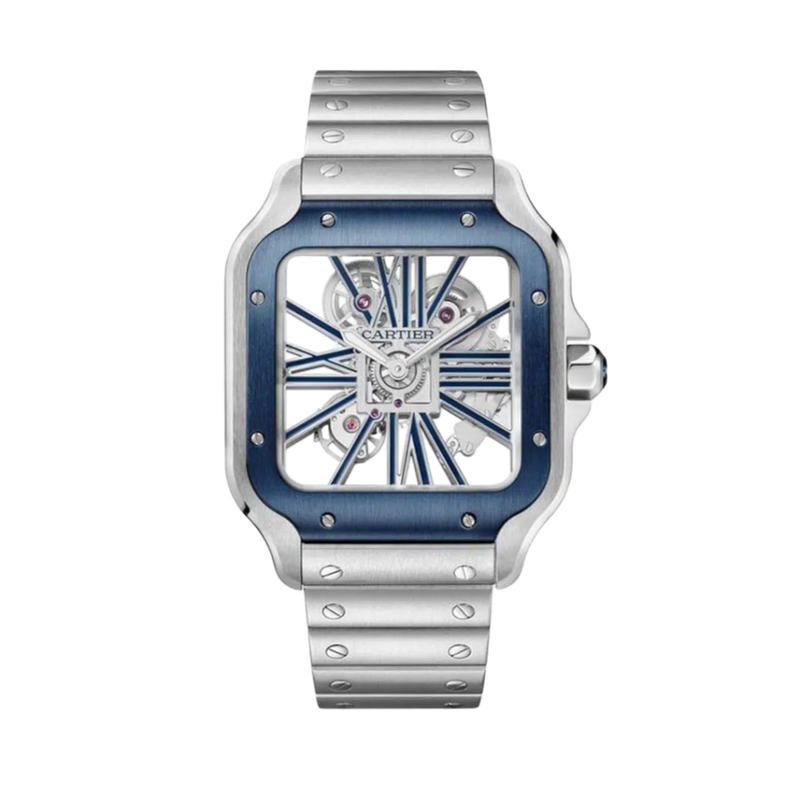 Cartier Santos Skeleton Mirror Original