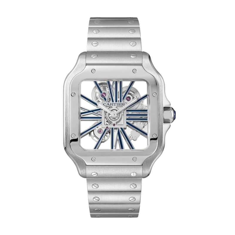 Cartier Santos Skeleton Mirror Original