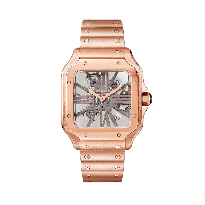 Cartier Santos Skeleton Mirror Original