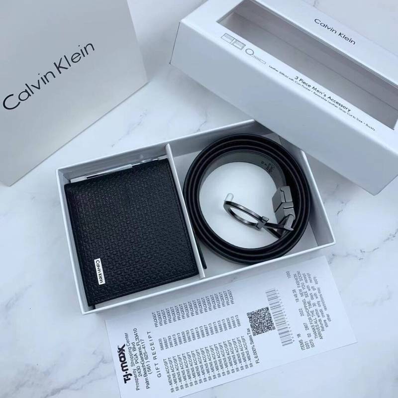 Calvin Klein wallet and belt