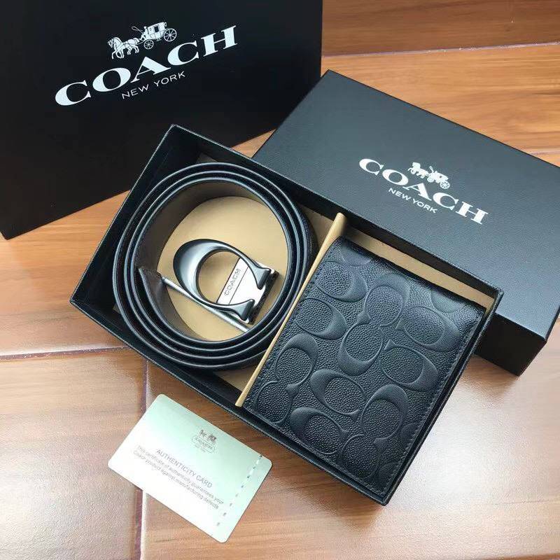 Coach wallet and belt