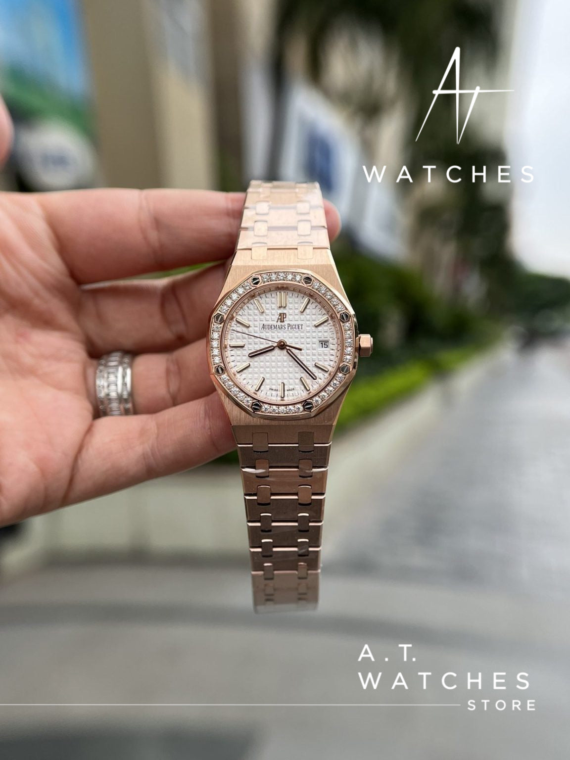Audemars piguet Royal Oak lady Super Clone Swiss Machine
