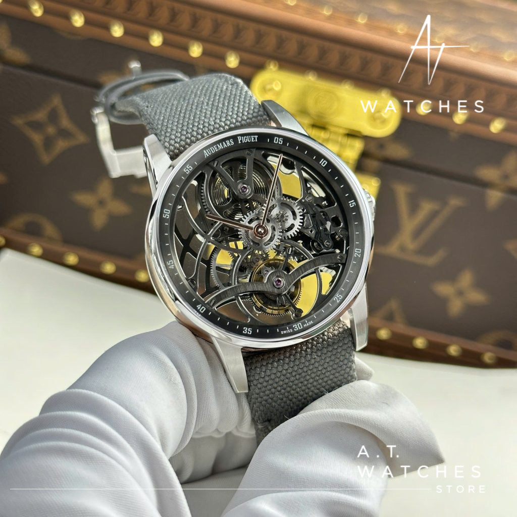 Audemars Piguet – Code 11.59
Tourbillon Scheletrato Super Clown Swiss Machine
