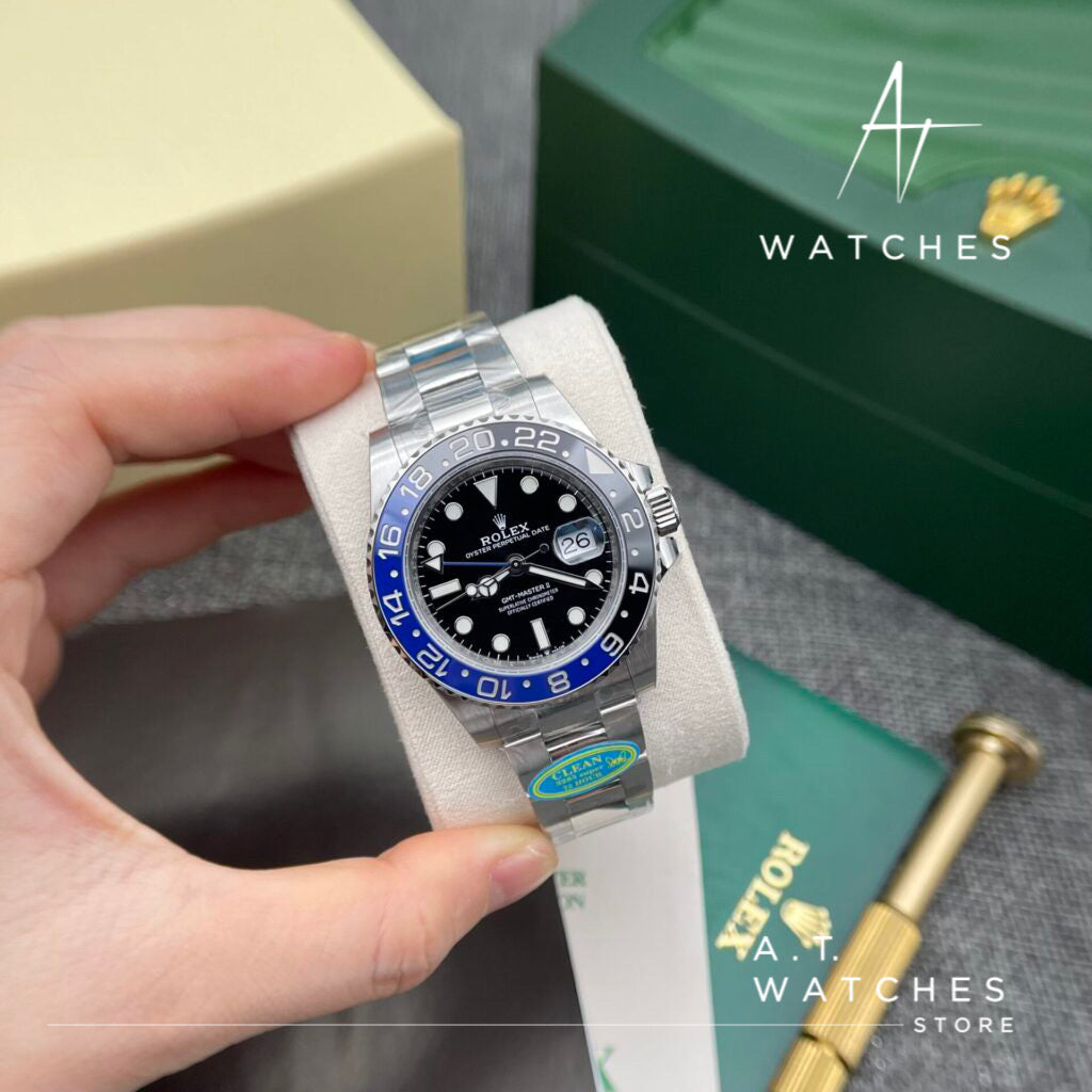Rolex GMT Master Batman Super Clone Swiss Machine