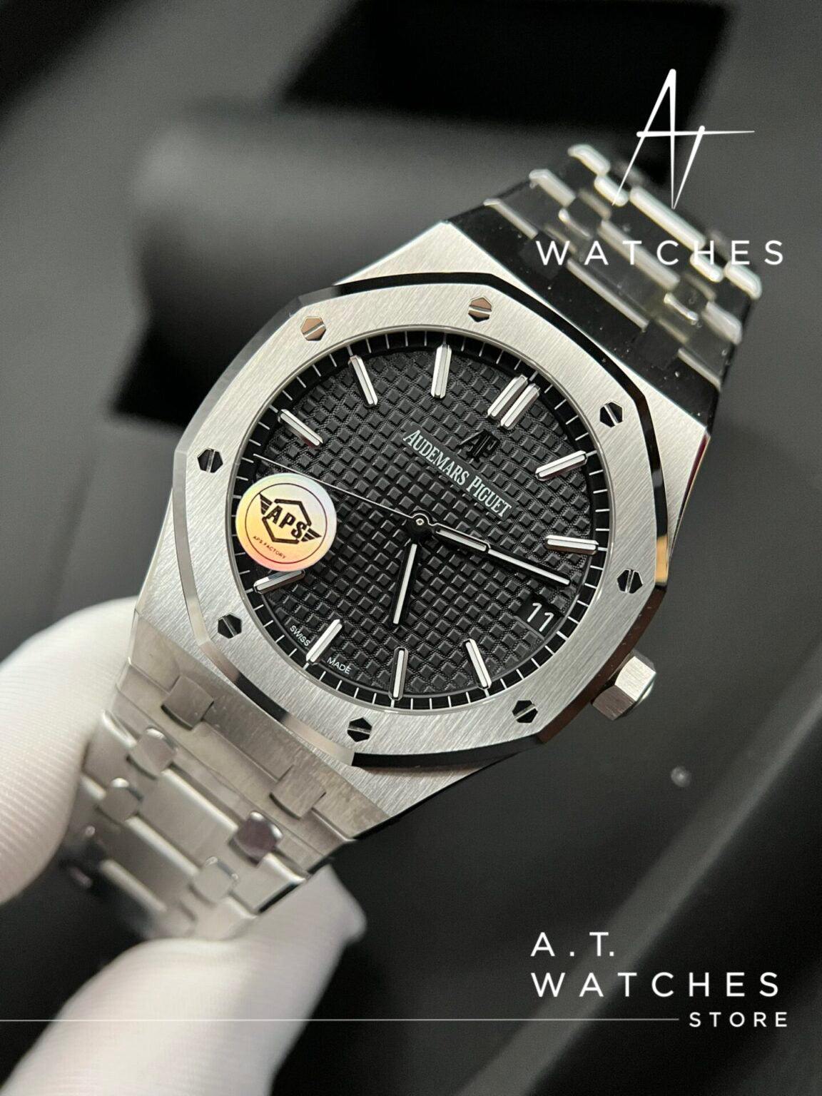 AUDEMARS Piguet Royal Oak Black Super Clone Swiss Machine