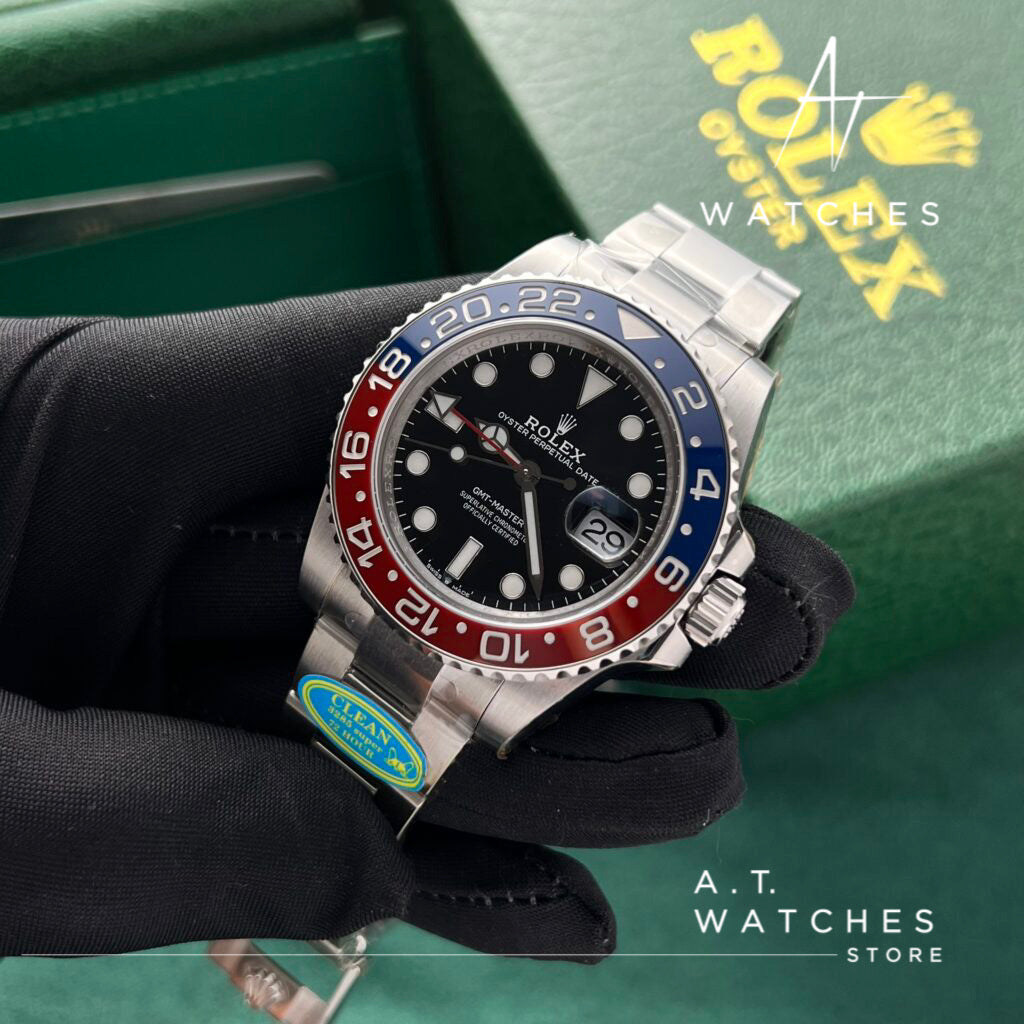 ROLEX GMT Master SUPER CLONE SWISS MACHINE