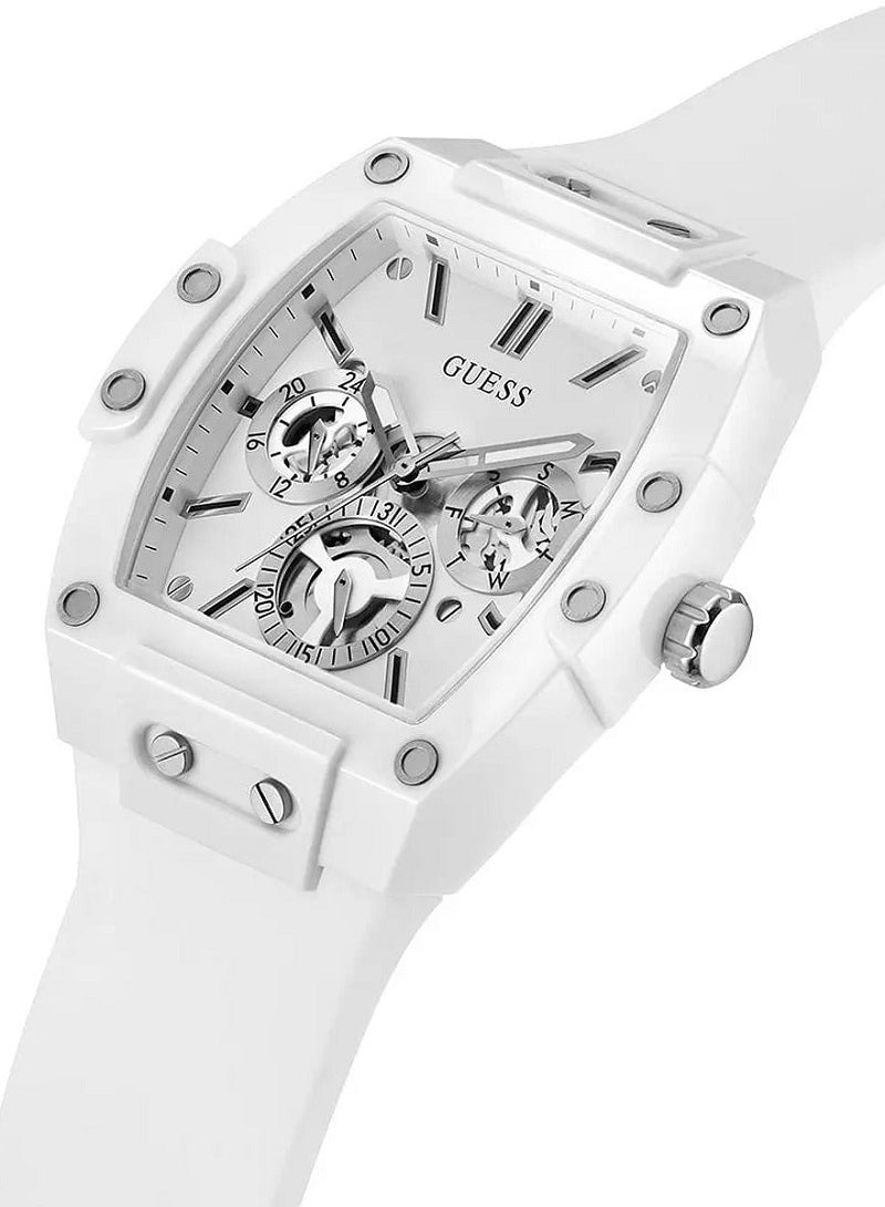 Guess Men's Tonneau Diamond Watch GW0203G2