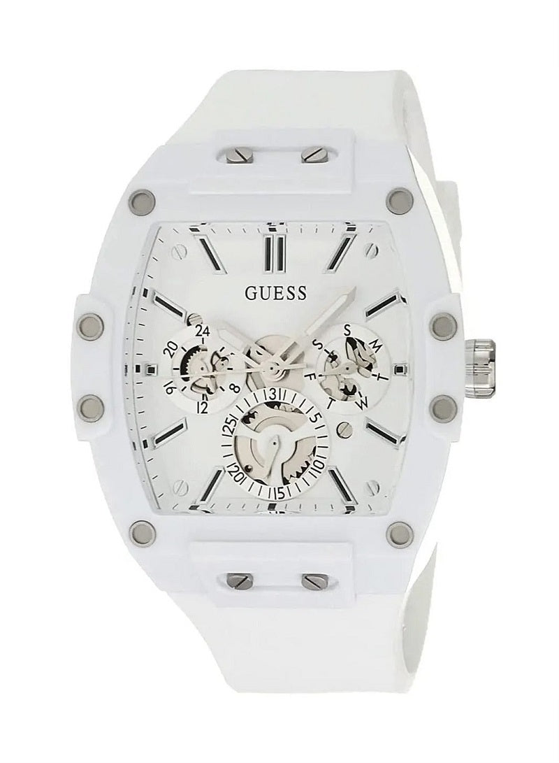 Guess Men's Tonneau Diamond Watch GW0203G2