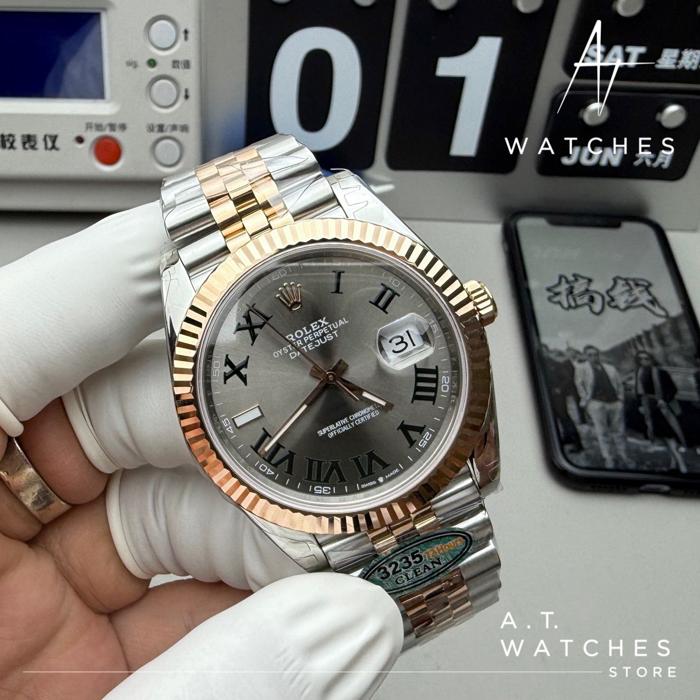 Rolex Date Just Super Clone Swiss Machine