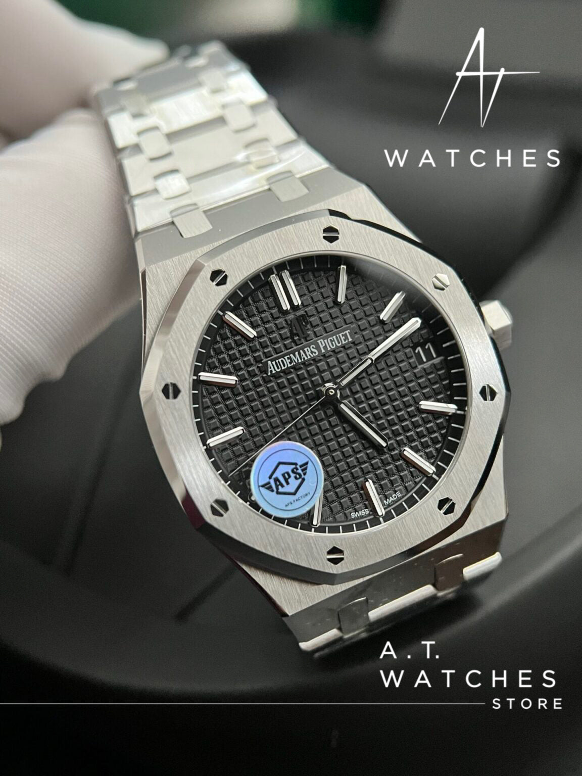 AUDEMARS Piguet Royal Oak Black Super Clone Swiss Machine