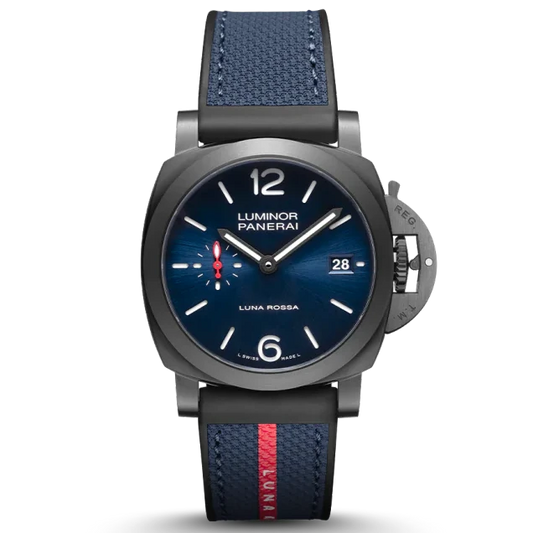 Panerai Luminor Quaranta Steel DLC Luna Rossa PAM01408 Super Clone Swiss Machine 40mm