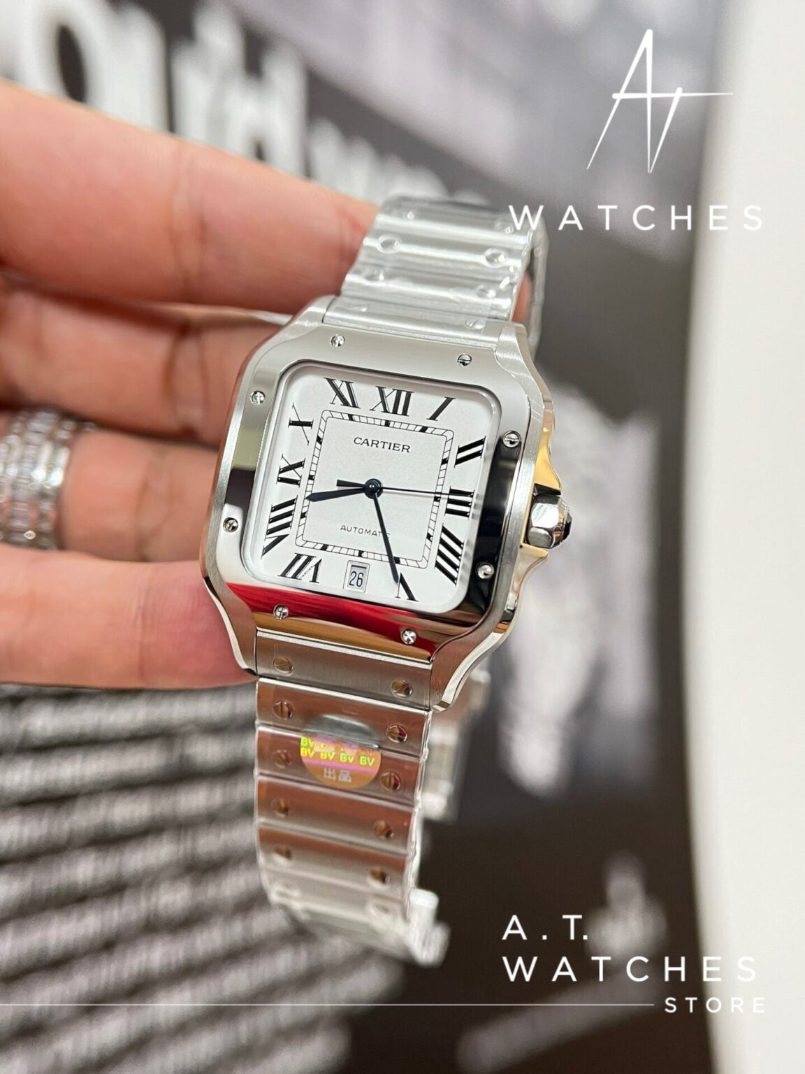 Cartier Santos de Super Clone Swiss Machine