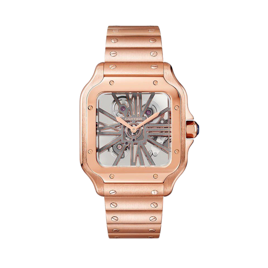 Cartier Santos Skeleton Mirror Original